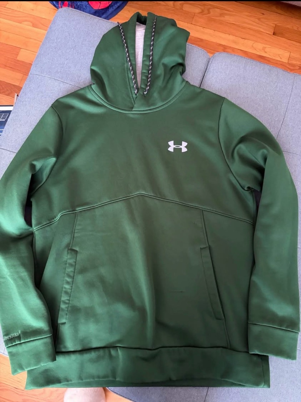 Under Armour | Men's Forest Green Pullover Hoodie | Size: Medium